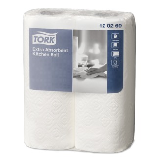 Tork Extra Absorbent Kitchen Roll (12x2)